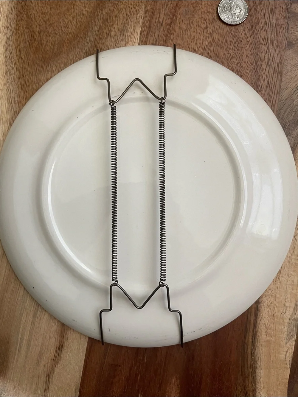 Redwood Highway Scenic Decorative Plate - Cream with Green and Red Accents MCM